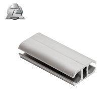 silver anodizing aluminium keder rail profile